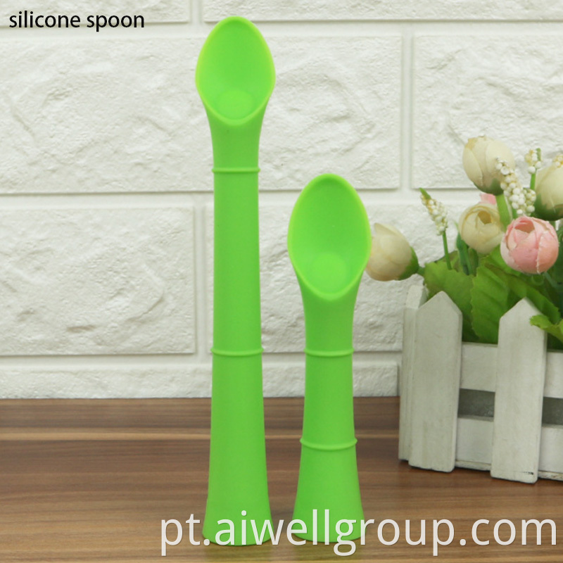 Baby Food Grade Silicone Feeding Spoon